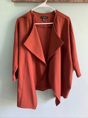 ATMOSPHERE Womans Cardigan size 10 burnet orange/burgundy